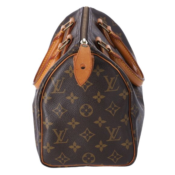 Louis Vuitton Speedy 25 Monogram Duffle Bag Handbag M41528 Canvas - Picture 2 of 5